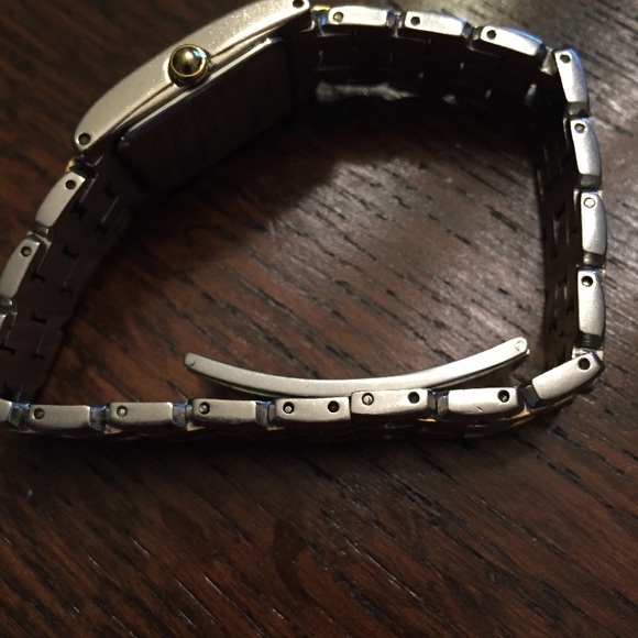 Bulova Two Tone 98L110 Rectangular Watch - Picture 8 of 8